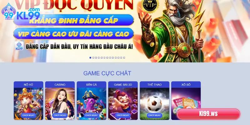 Top sản phẩm cá cược đặc trưng của KL99